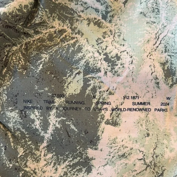 Nike Green and Brown Athletic Shorts Camouflage Design - Picture 6 of 6